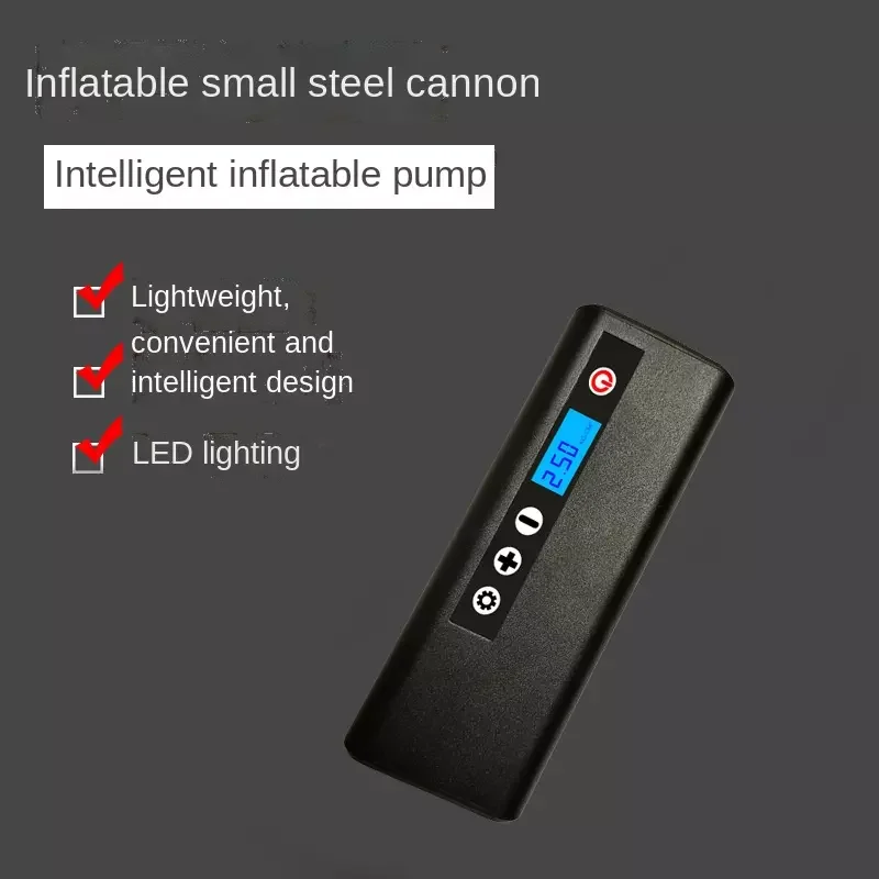 Factory Wholesale Cordless Tire Inflator Car Rechargeable Air Pump Tyre Inflator Wireless Air Compressor with Emergency Light