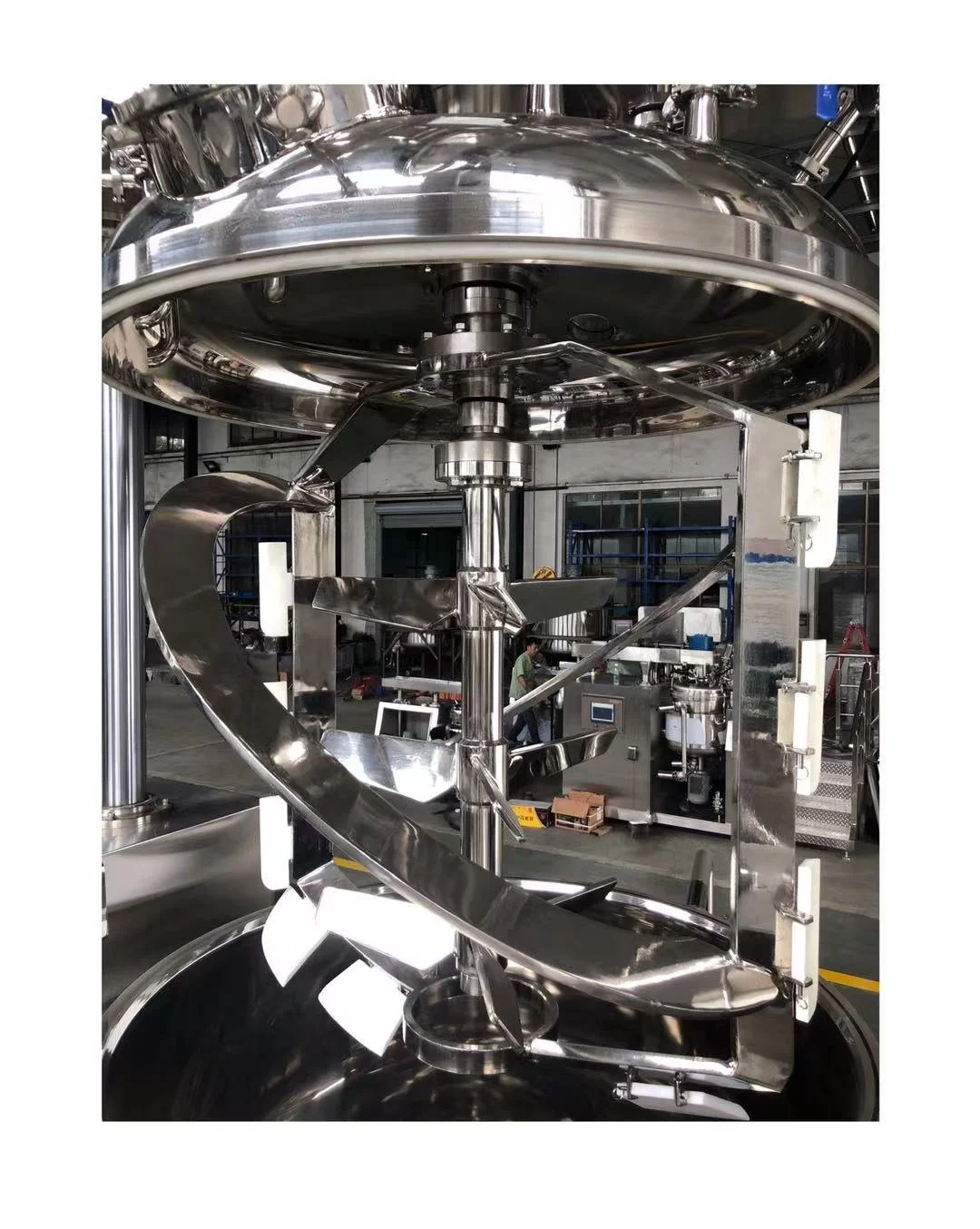 Chemical formula body lotion ,facial cream oily skin making lab scale homogenizer vacuum mixer