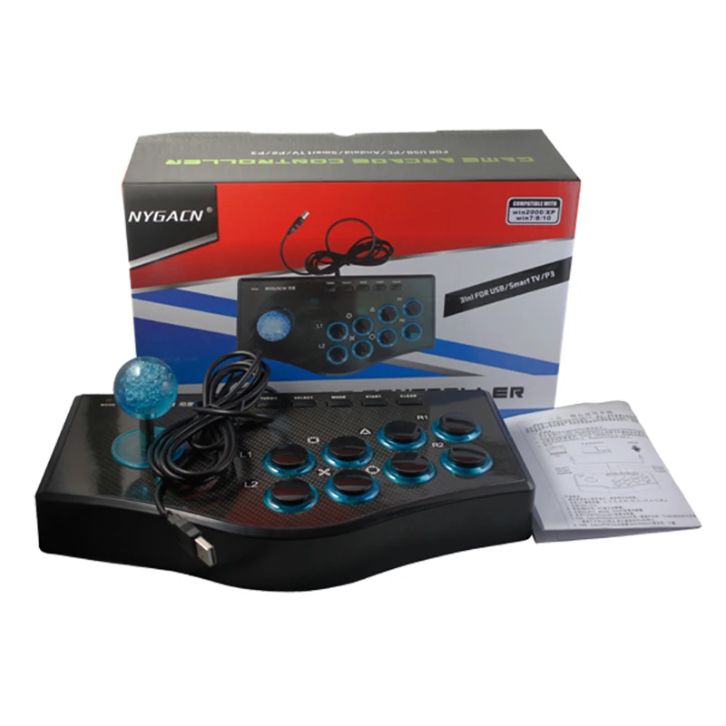 
Hot Selling Mini Fighting Arcade Joystick for PC/PS3/PS2 