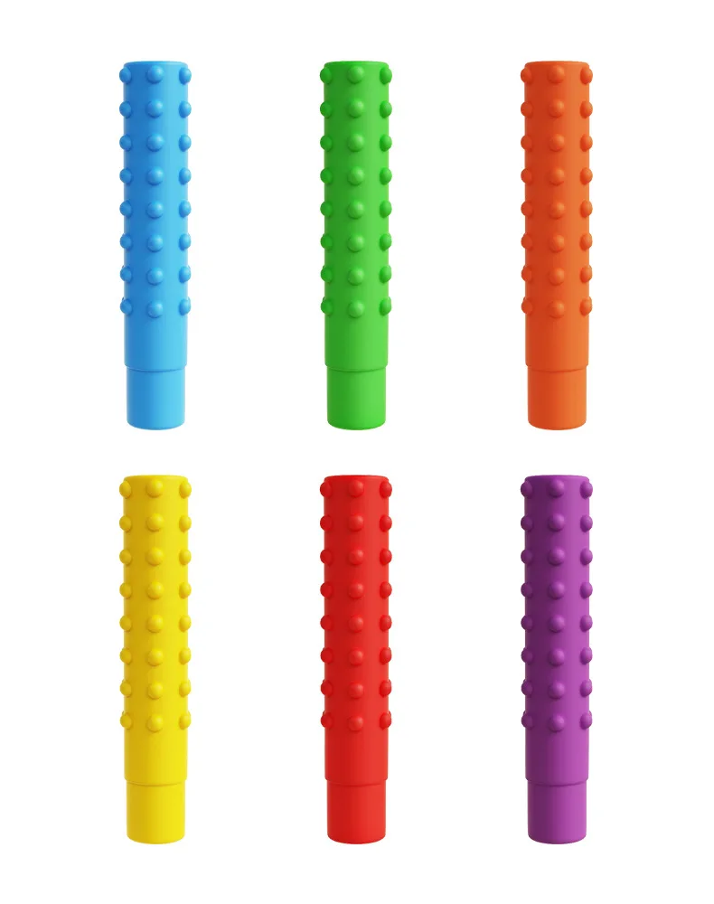 New baby silicone teether bite glue teether stick baby bite toy