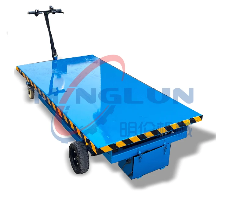 High quality 48W/20ah battery electric trolley platform lifting for farm vegetable greenhouse