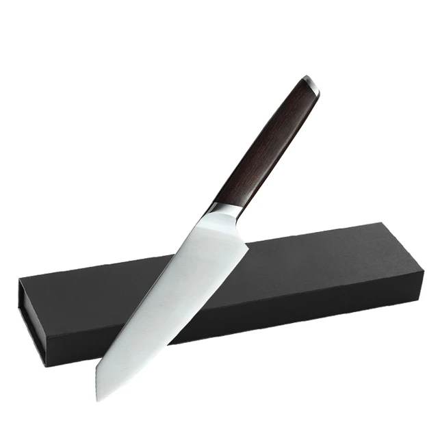 5 inch utility  japan fruit knife 5CR15MOV paring knife with ebony wood with magnetic gift box