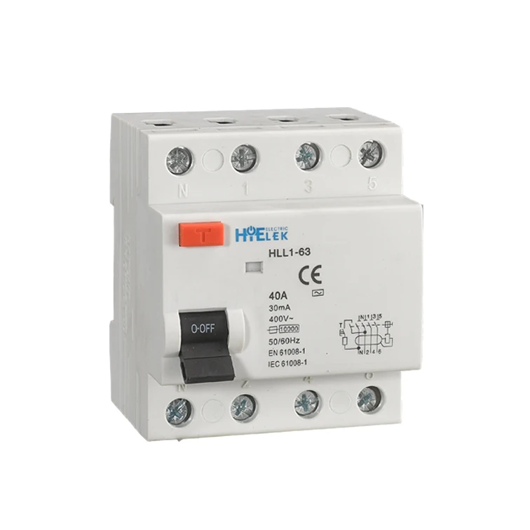 Residual Current Circuit Breaker type A RCCB 40 Amps 100 Amps type A RCD