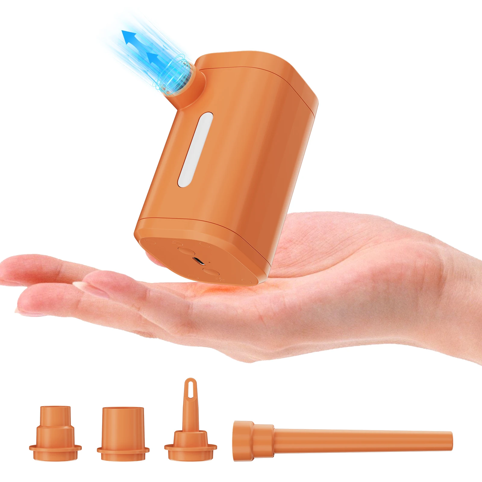 Inflate Deflate Blow dust Illumine Inflatable mattress swimming ring outdoor portable air pump 2000mA battery cordless air pump