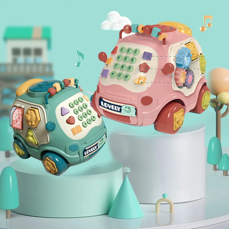 Музыкальный обучающий телефон для раннего обучения, автомобиль, игра, детские игрушки, мобильный телефон