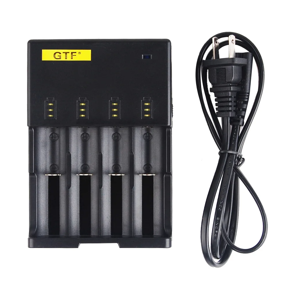18650 Battery Charger Universal Lithium Battery Smart Charger for 26650 16340 18350 1.2V 3.7V AA /AAA NiMH Batteries EU/US plug