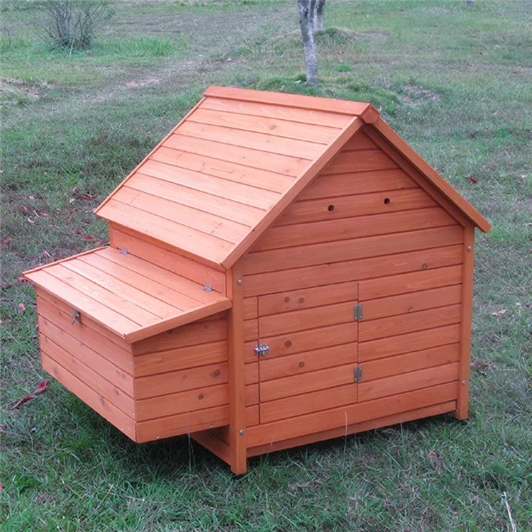 Factory Wholesale Chicken Coop Wooden Chicken House With Egg Nest Easy To Assemble Chicken Hen Cage