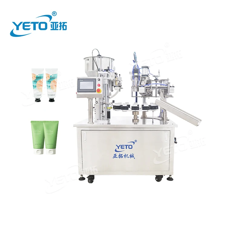 Factory price plastic tube filling and heat sealing machine Plastic/laminate plastic tube filling and hot air sealing machine