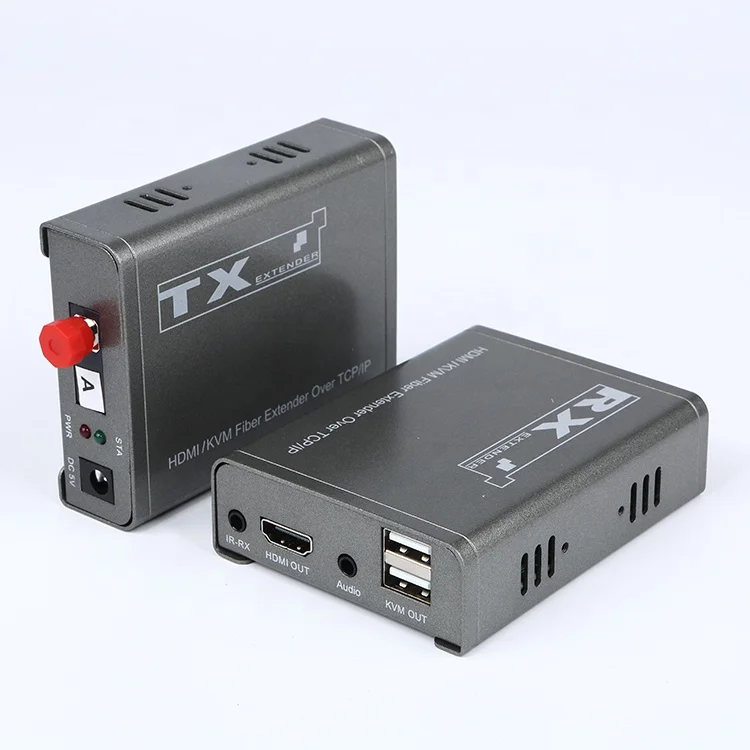 20KM HD Signal Transmitter And Receiver FC Fiber Optic Transmission 1920X1080P Uncompressed