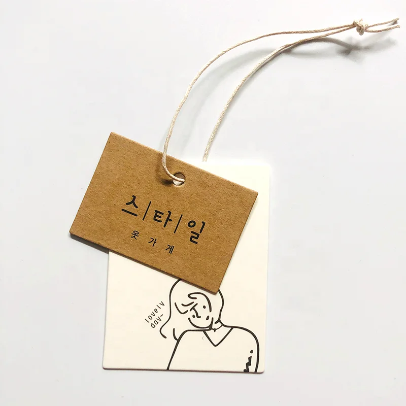 
High quality custom design colorful printing luxury hang tag 