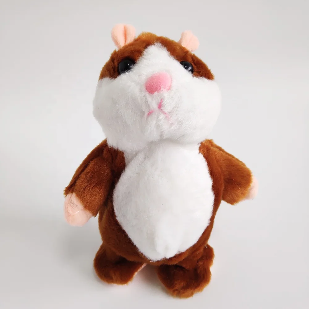 18cm talking and walking hamster toy