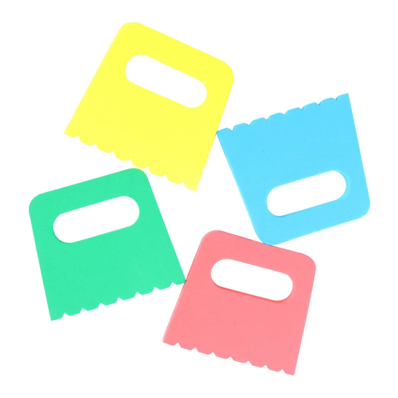 Детский красочный губчатый скребок кисть для рисования щетка граффити EVA губка уплотнения «сделай сам»