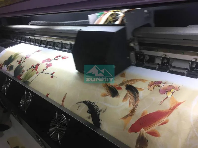 Натуральная 126 дюймов Mimaki SWJ-320 S4 б/у большого формата 3 2 м струйный принтер подходит