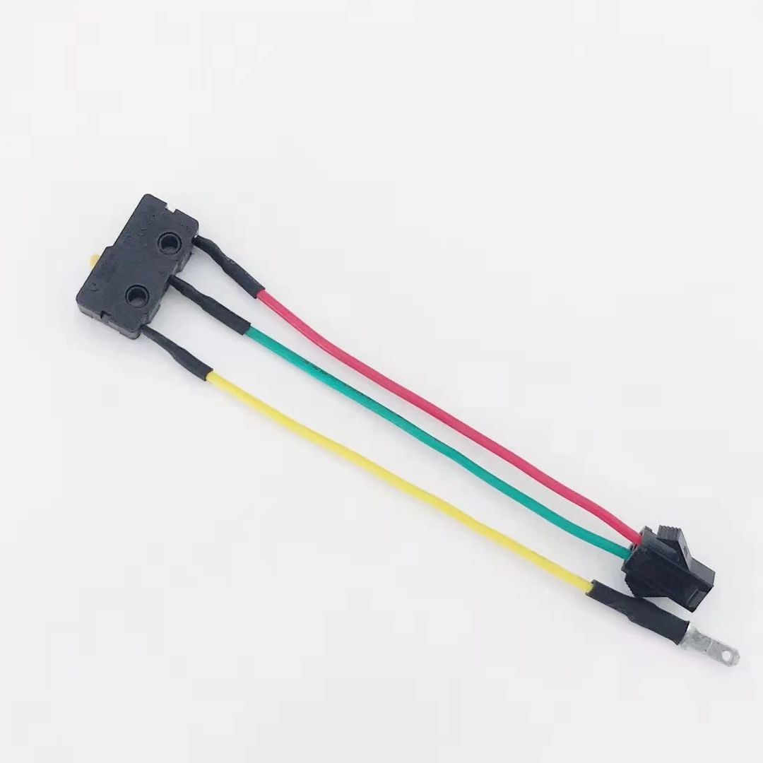 Home appliance accessories gas water heater custom micro limit switch pull rod micro switch with 2 / 3 wires