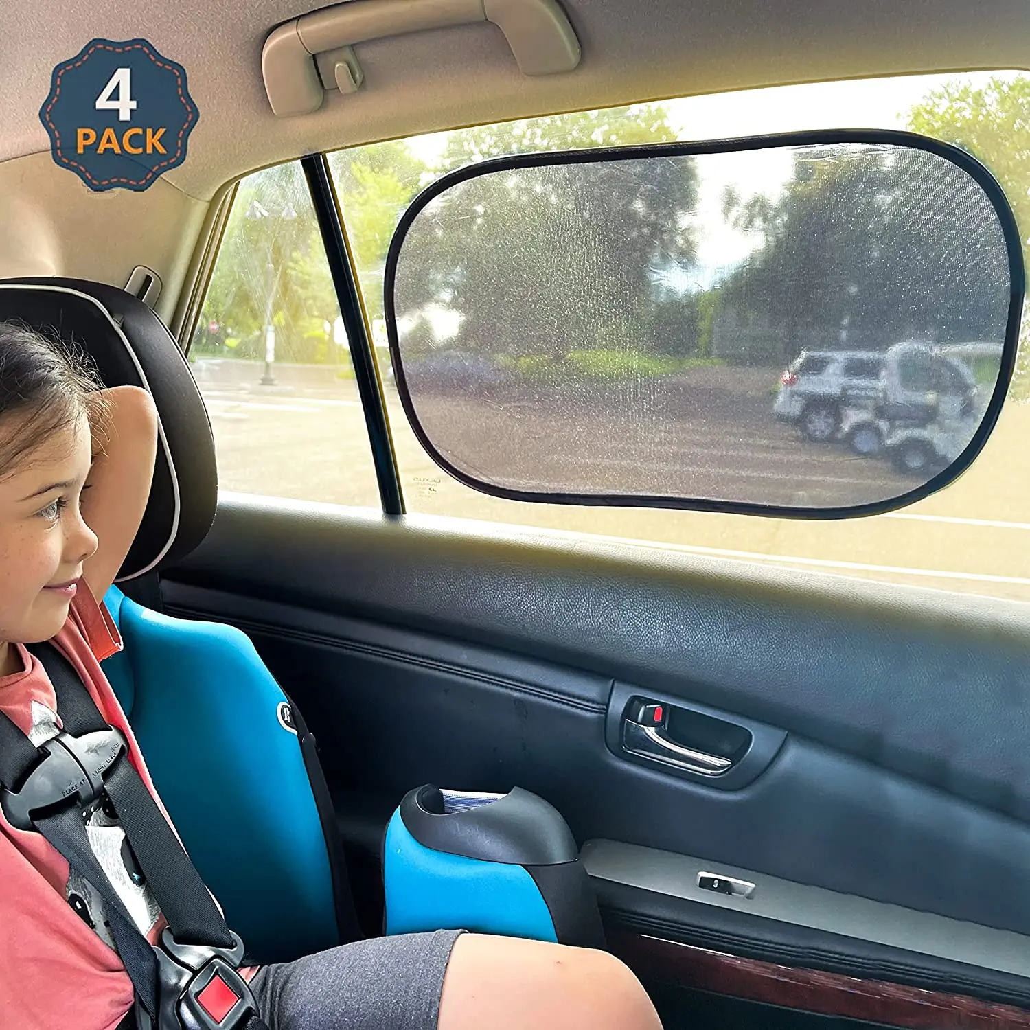 Foldable Universal Car Side Window Clings Sun Shade Baby Protector Auto Window Sunshade