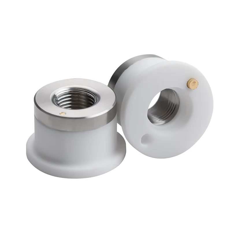 Raysaor Laser Equipment Parts D32 D21.4 Laser Ceramic M11M8 Thread Fiber Laser Ceramic Rings for Raytools Cutting Machine