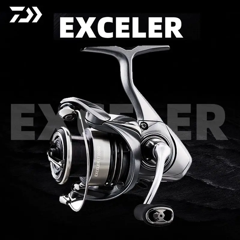 Original DAIWA 2023 EXCELER LT Spinning Fishing Reels 5BB Metal Spool Saltwater Wheel Gear Ratio 5.2:1/5.3:/6.2:1 Fishing Reel