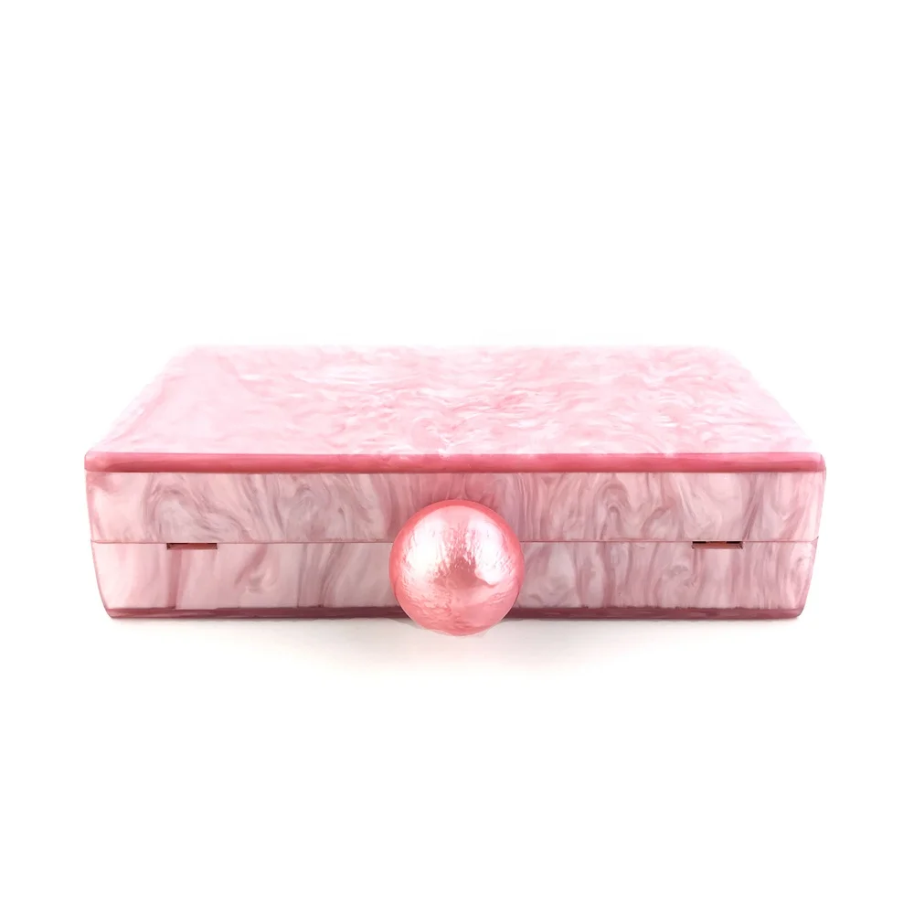 OC4184 Lovely Pink Color Girls Clutch Bag Party Clutch Acrylic Bag