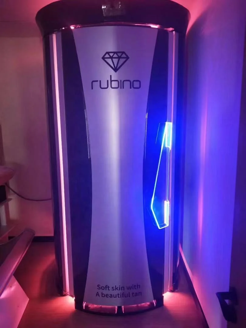 Latest Vertical Full Body Tanning Machine Customized UV Lamp Solarium Bed Sun Booth Tanning Spa Capsule Soft Skin Beauty Tan