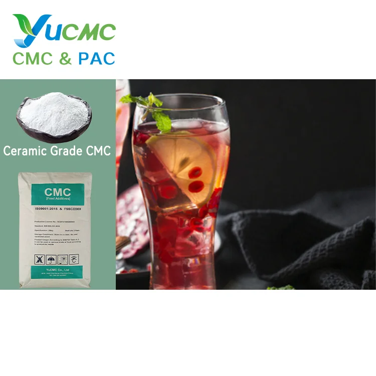 Yucmc Carboxylic Carbon Methyl Supplier For Sale Food Grade Powder Sodium Carboxymethyl Cellulose Cmc