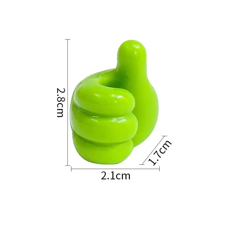 HSFT Creative Thumb Cute Desk Plastic Cable Storage Holders