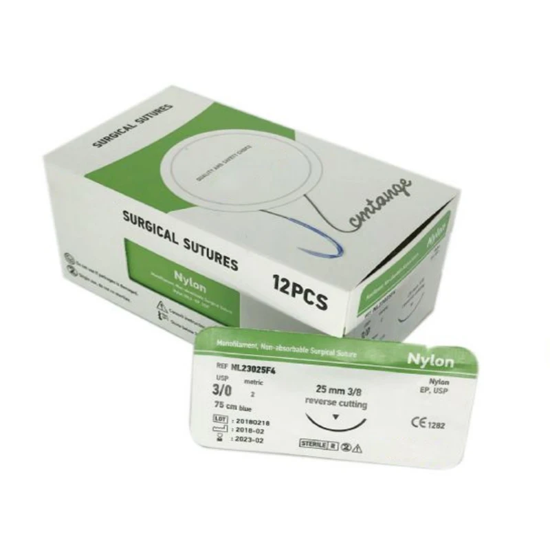 Medical disposable polypropylene silk plain catgut nylon suture chromic catgut suture absorbable surgical suture