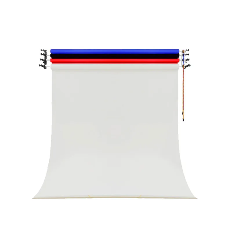 
Photography 4 Roller Wall Mounting Manual Background Support System 