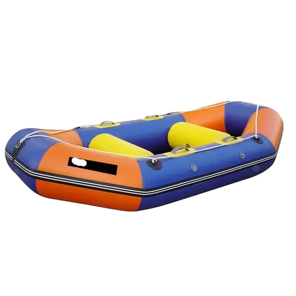 Wholesale China Factory 11 feet 335 cm High quality inflatable rafting boat river boat 4 person fishing boat for sale
