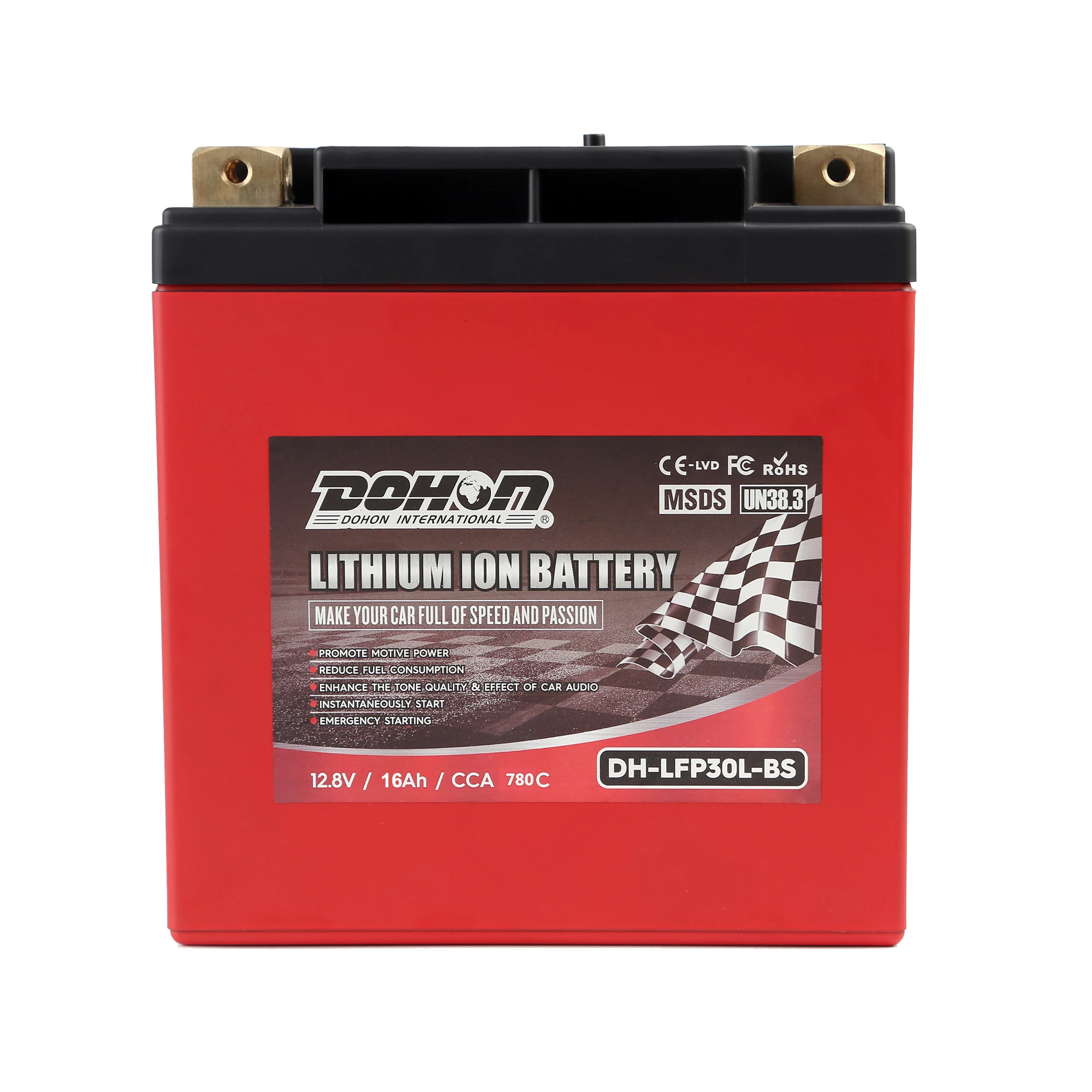  LFP30L-BS 12V CCA800 16Ah литий-ионная батарея для мотоцикла A123