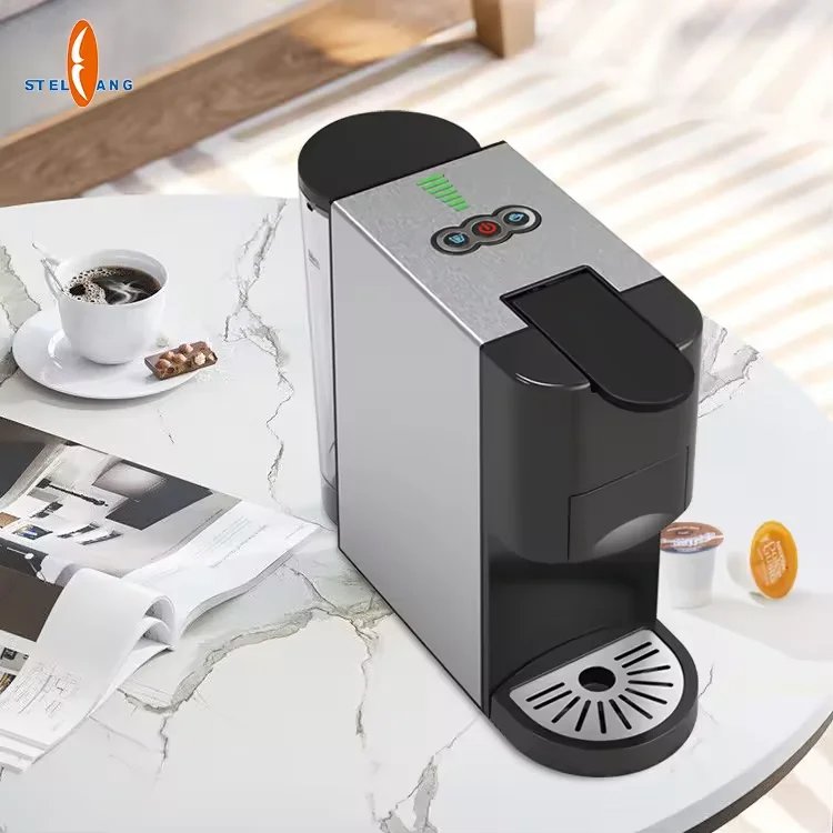 Thailand home use automated 2in1 20bar ese pod  coffee capsule machine for coffee shop restaurant