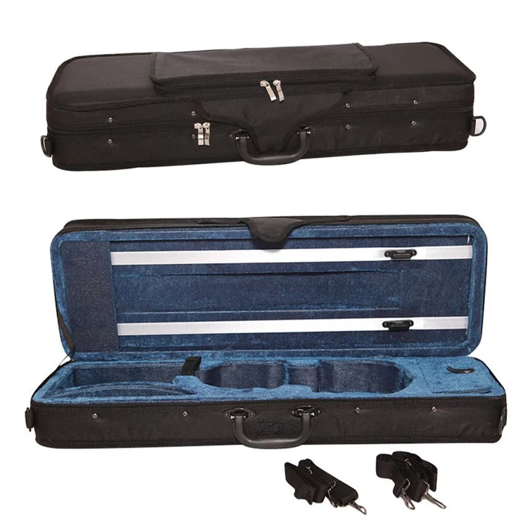 Лидер продаж 2020, черный 4/4 продолговатый твердый прямоугольный чехол для скрипки bobelock из углеродного волокна