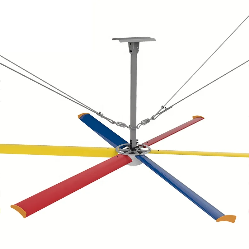 Supplier 6FT 7FT 8FT 10FT 78/108 Inch   Bldc Electric Aluminum  Industrial Large Commercial Big Ceiling Fan