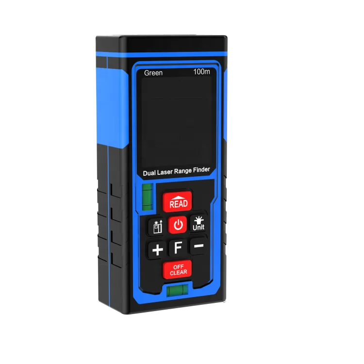 
100m Red&Green Dual Laser Distance Meter Digital Laser Rangefinder Laser Meter Distance Measure 