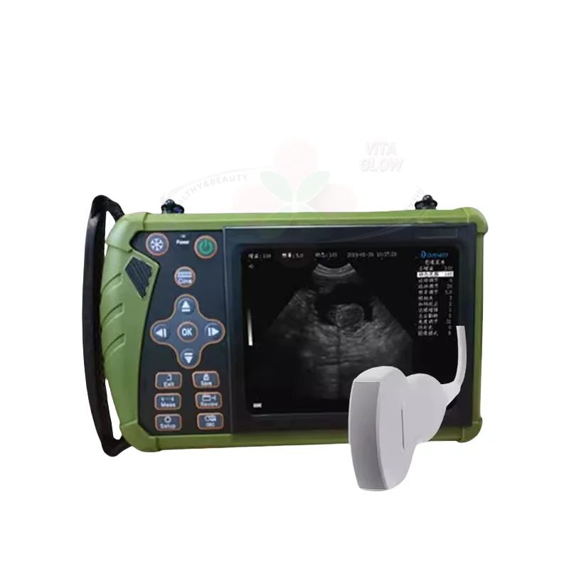 Vet Ultrasound Machine Portable Veterinary Handheld Scanner B-Ultra Sound for Pregnancy Measure Backfat