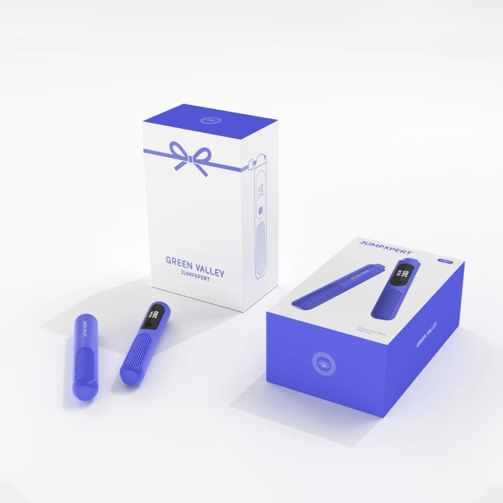 Oem Brand Printing Cordless Jump Rope Packaging Box With Insert Lid And Base Box For Home Fitness Equipment