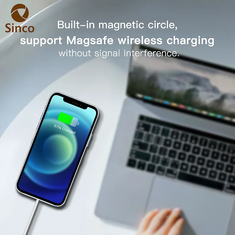 Wholesale Popular Hot Sale Acrylic TPU Bumper Transparent Full Wrapped Phone Case with Magnetic Circle for iPhone 12 Pro Max