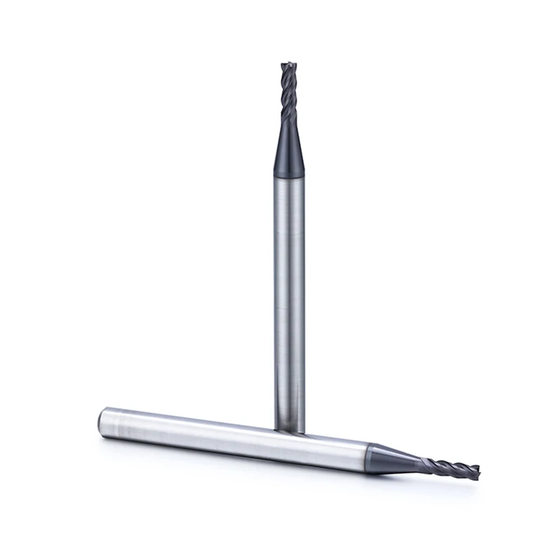 BKXE Manufacturer Wholesale 2mm Diameter Tungsten Solid Cnc Carbide End Mill Bits Cutting Tools Milling Cutter