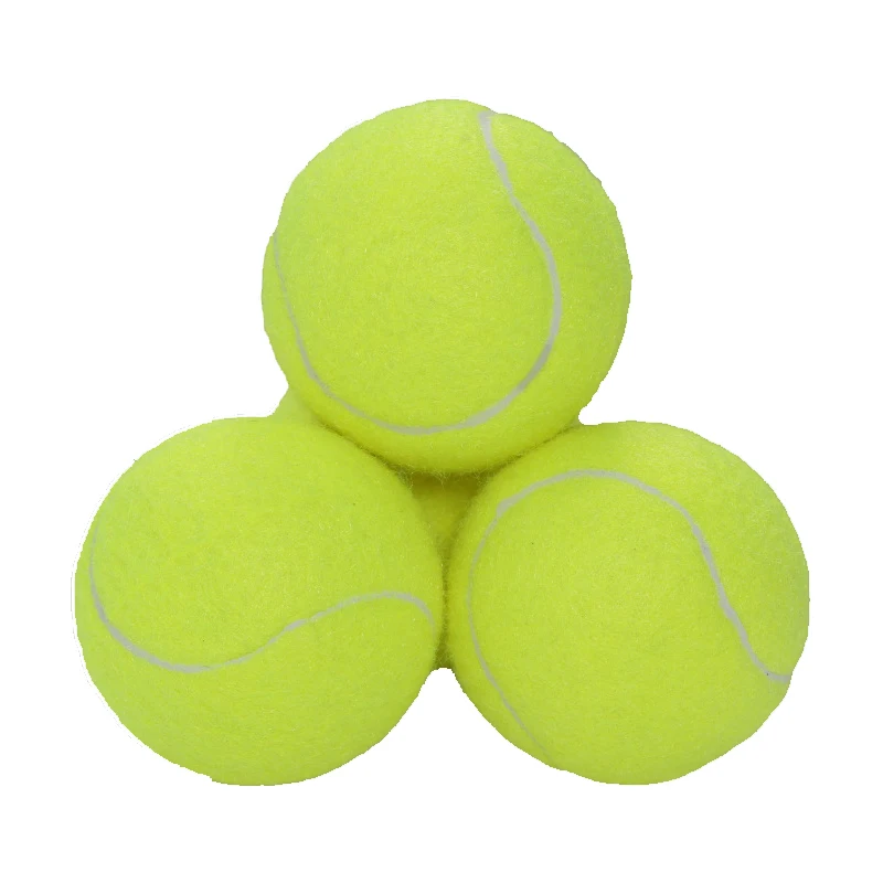 wholesale custom cheap pro tournament rubber yellow blue cricket tennis ball