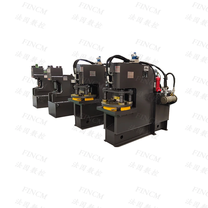 ACH200  FINCM  Communication Tower  CNC  Hydraulic  Square tube  Angle  Notching Machine