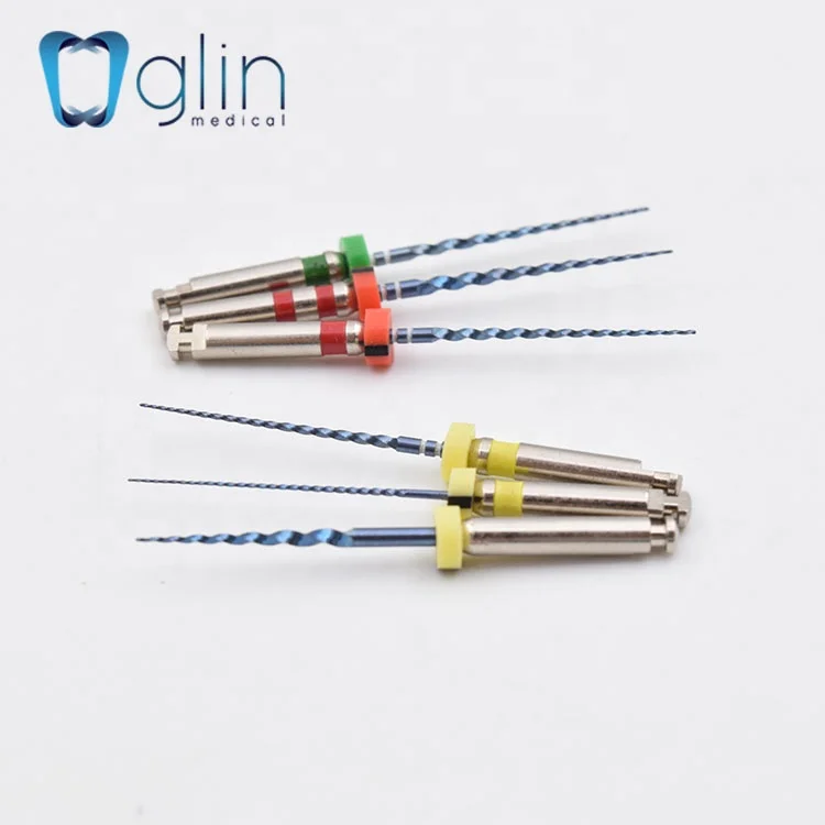 Glin G3 Blue Rotary Files Niti Dental Heat Activation Engine Use Oral Medical Equipment/ 15/04 15/06 21/25/31mm