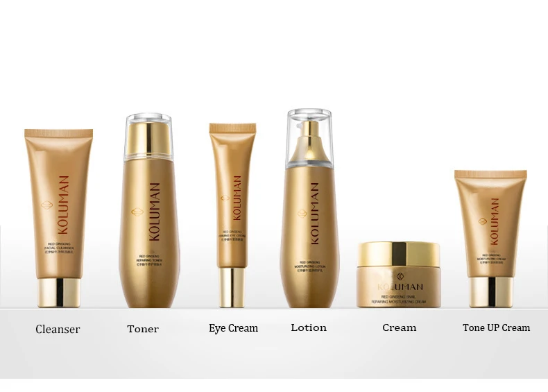 Wholesale hot organic facial skincare Whitening and moisturizing Private label facial skincare set