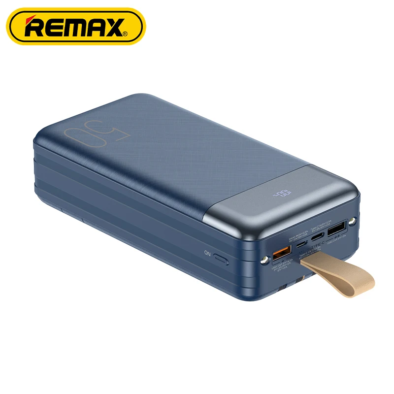 Remax RPP-200 Real Fast Charging Digital 50000Mah Led Outdoor Large Capacity power bank 50000mah powerbank power station