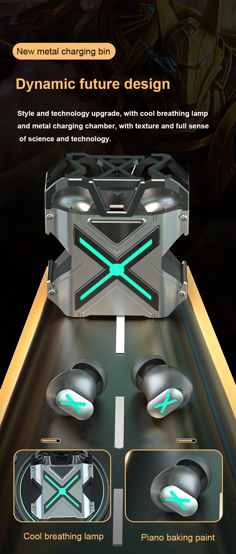 Wholesale K89 TWS Headset In-ear Touch Control Wireless Earbuds N-K89 Low Latency Wireless Earphones