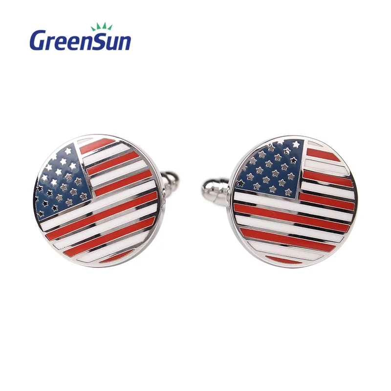 Fashion Custom Gorgeous Shell Inlaid Cufflink For Men