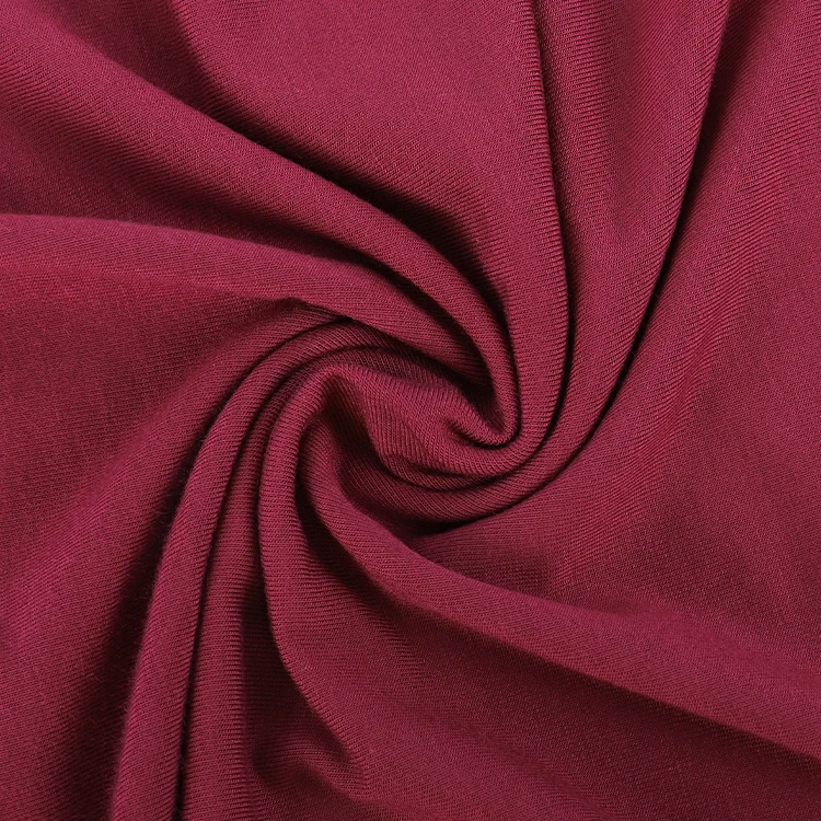 
Изготовленная на заказ Органическая 95% бамбуковая вискоза и 5% спандекс Мягкая Твердая однотонная переработанная трикотажная бамбуковая трикотажная ткань для нижнего белья 