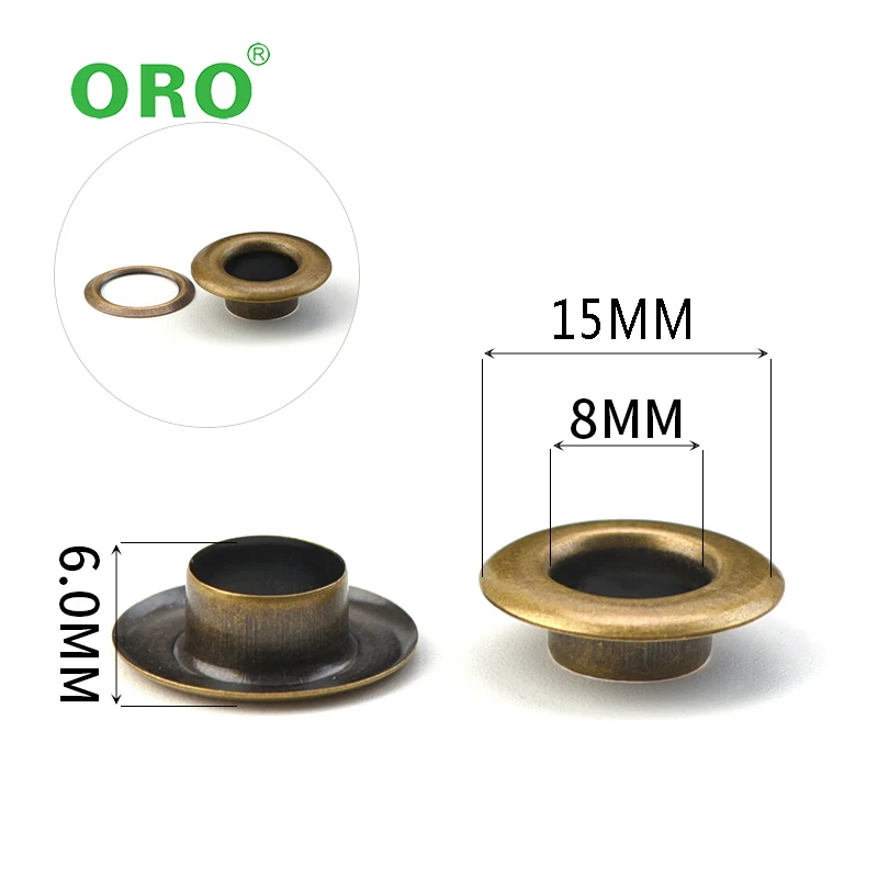 Wholesale 6/8/10/11/12 MM Garment Metal Eyelet Ring Curtain Eyelet Grommet For Curtain Eyelets Grommet Clothing Shoes