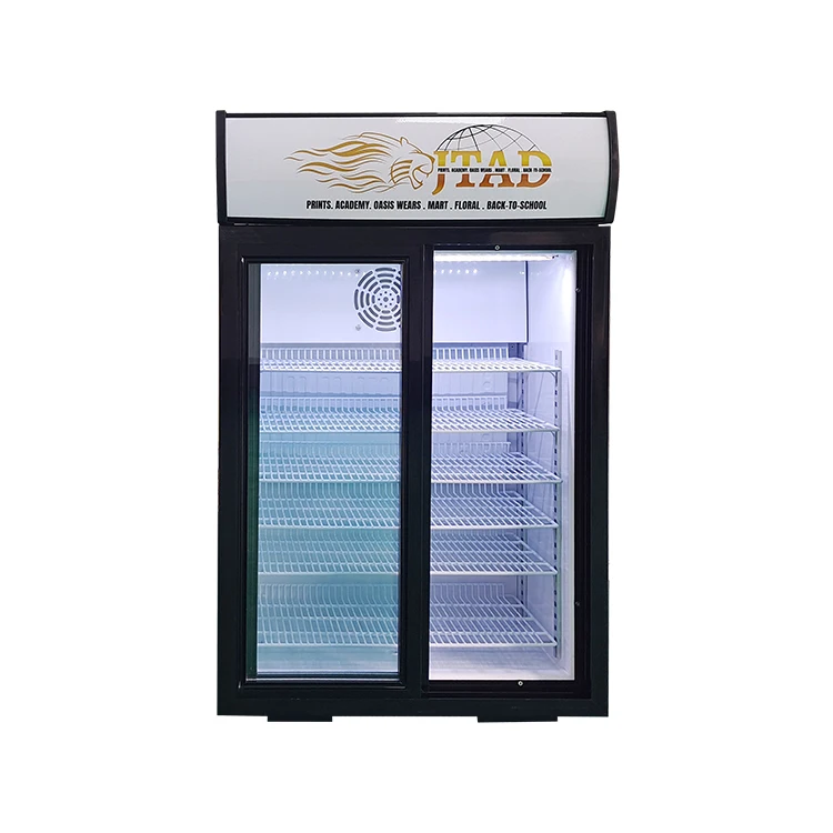 Meisda SC105L 2 стеклянные двери коммерческий большой холодильник вертикальный стеклянный дверной