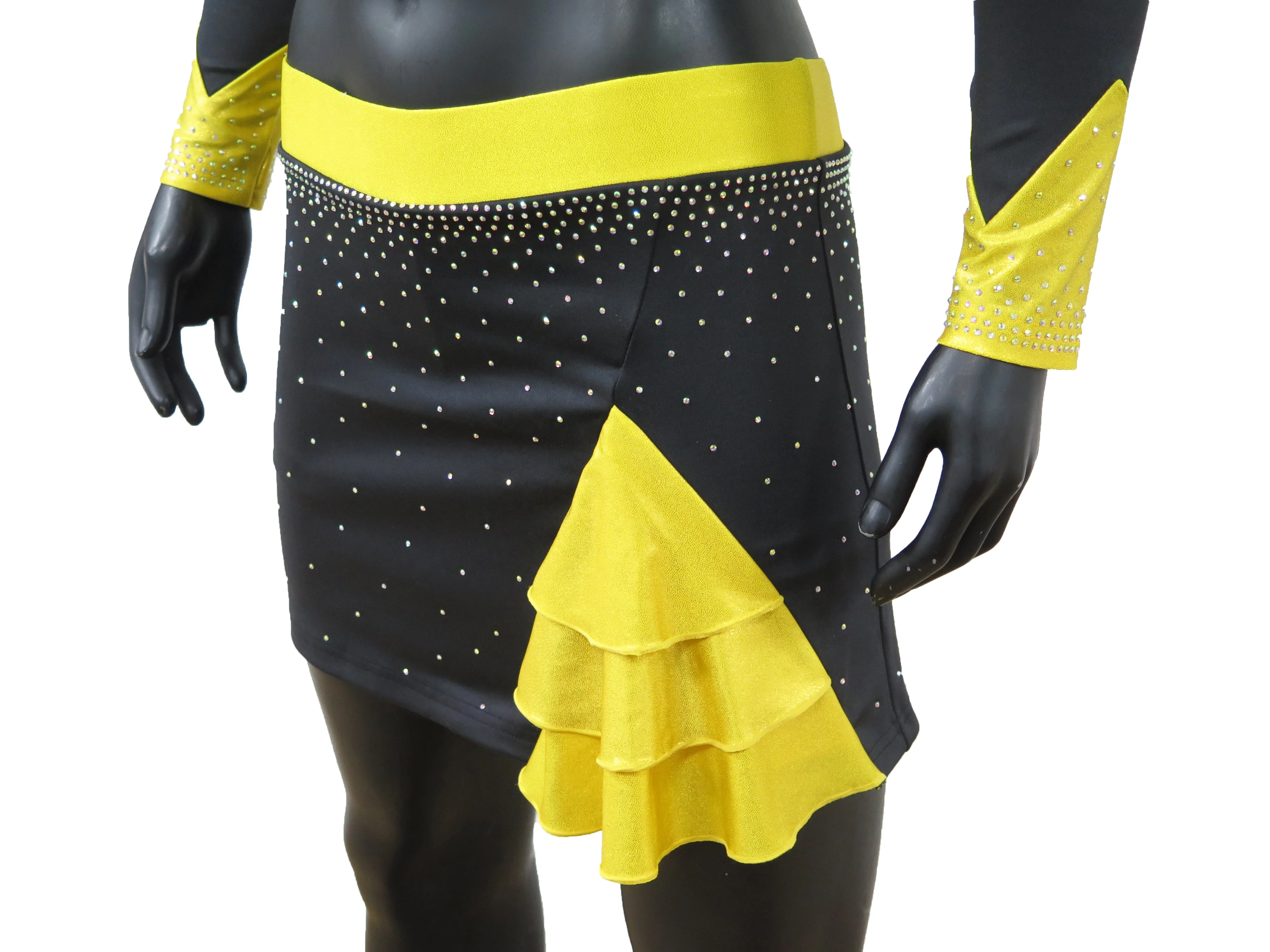All Cheer Costume Dance Uniform Kids for Girls Youth 2022 Tops And Skirts Printed Custom Cheerleading Uniforms