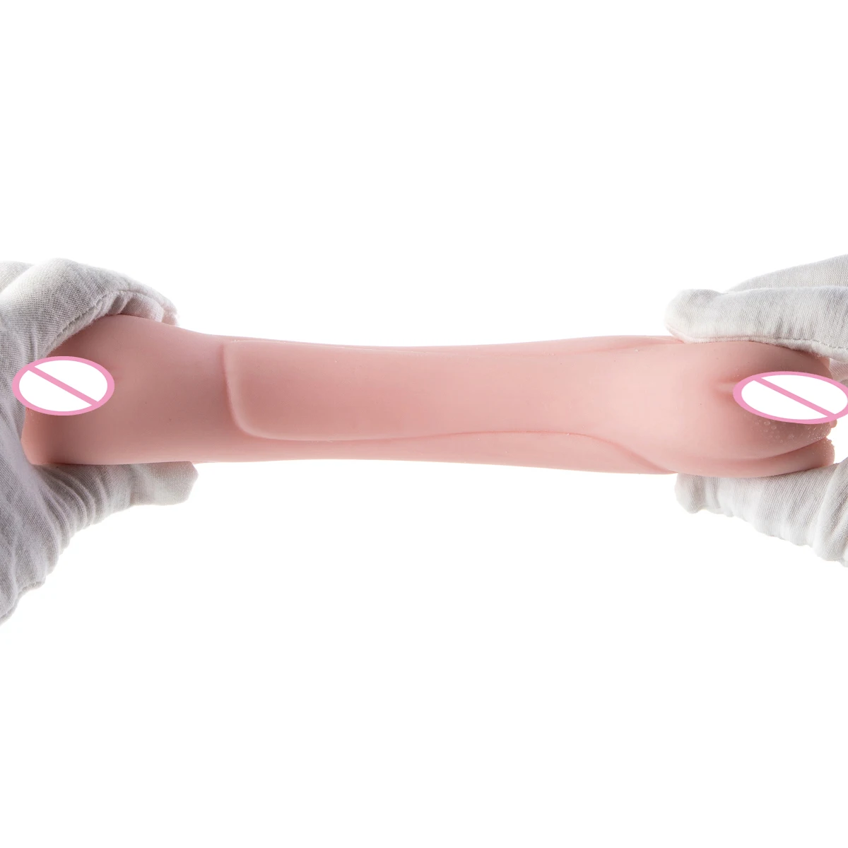 2023 Rubber Love Sexy Lady 3D Vaginal Dual Head Male Masturbator Sex Toy Artificial Real Pussy Vagina