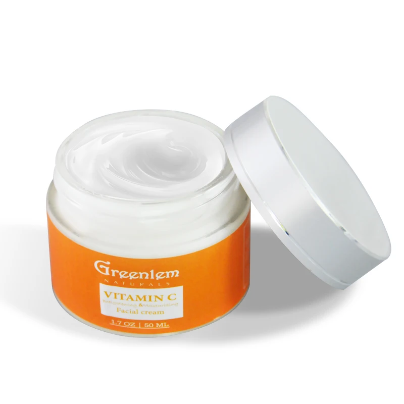 
 В наличии, органический новый лучший антивозрастной, увлажняющий, отбеливающий крем для лица с витамином C  